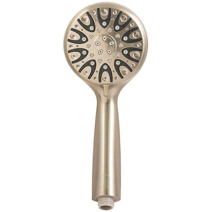 Glacier Bay Raincan 6 -Spray Round Shower Head Adjustable Heads Brushed Nickel