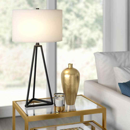 Meyer&Cross Gio 26.13 in. Blackened Bronze Table Lamp