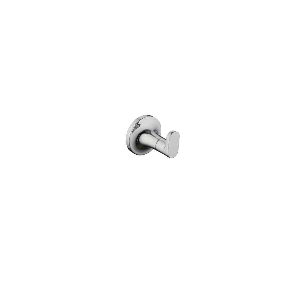 Glacier Bay Myer Contemporary Single Robe Bathroom Hook in Chrome