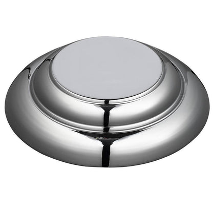 Golden Lighting Duncan 1-Light Chrome Standard Mini Pendant with Metal Shade