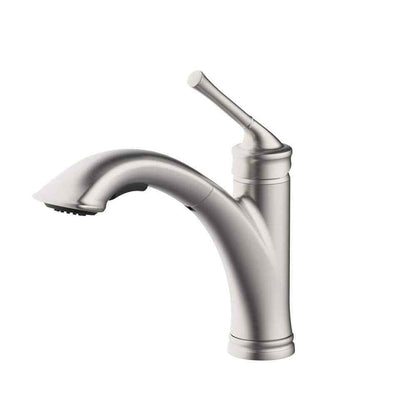 Glacier Bay Hemming 1-Handle Pull-Out Sprayer Kitchen Faucet Stainless Steel