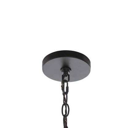 Home Decorators Collection Kristella 4-Light Black Crystal Chandelier 30686-HBB