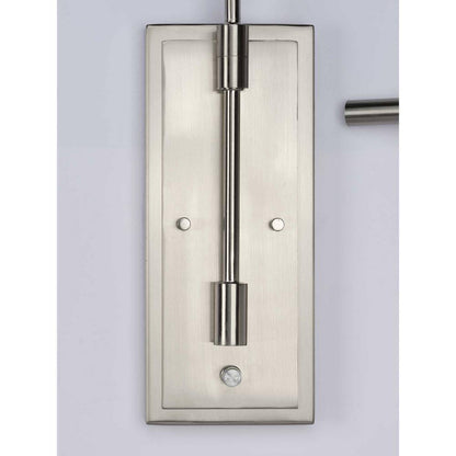 Progress Lighting Kempsey Brushed Nickel Swing Arm Wall Bracket