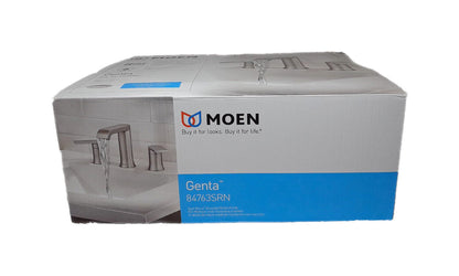 MOEN Genta 8 in. Widespread 2-Handle Bathroom Faucet Spot Resist Brushed Nickel