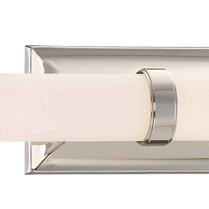 Home Decorators Rolande 100W Equivalent Polished Nickel LED Vanity Light