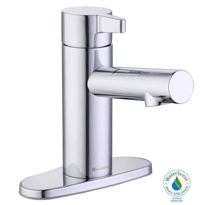 Glacier Bay Modern Single Hole Touchless Bathroom Faucet in Polished Chrome