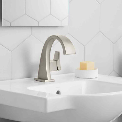 KOHLER Katun Single Hole 1-Handle Bathroom Faucet in Vibrant Brushed Nickel