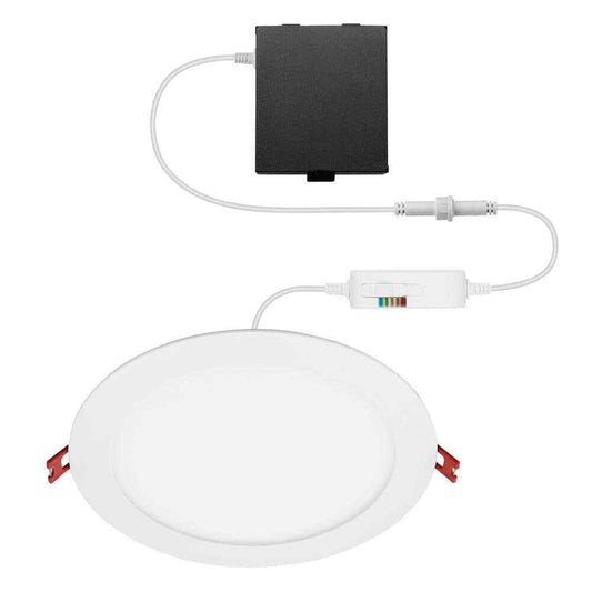 Commercial Electric 8 in. Selectable Color Temperature LED Recessed Lighting Kit