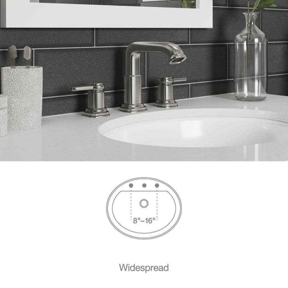 KOHLER Numista 8 in. Widespread Double Handle Bathroom Faucet in Brushed Nickel