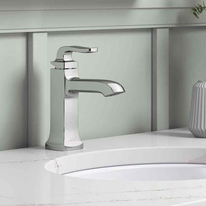 KOHLER Rubicon Single Hole Single Handle Bathroom Faucet in Polished Chrome
