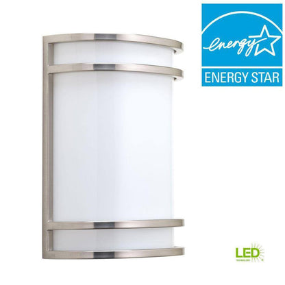Progress Lighting 1-Light Brushed Nickel Integrated LED Wall Sconce