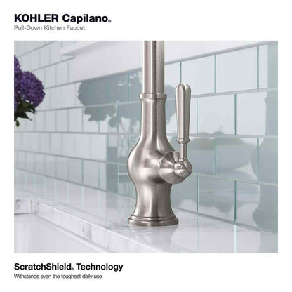 KOHLER Capilano Single-Handle Pull-Down Kitchen Faucet w/ Boost Technology