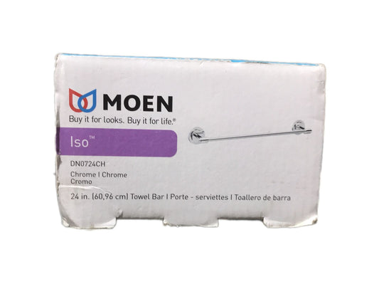 MOEN ISO 24 in. Towel Bar in Chrome