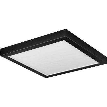Progress Lighting Everlume 11 in. White Integrated LED Edgelit Semi-Flush Mount