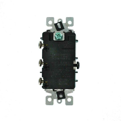 Leviton Decora 15 Amp 3-Rocker Combination Switch White R62-01755-0WS