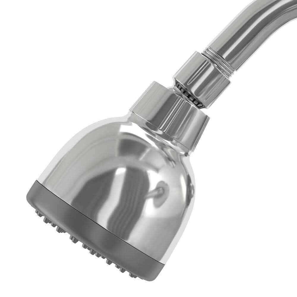 Glacier Bay Aragon Double Handle 1-Spray Shower Faucet 1.75 GPM in Chrome