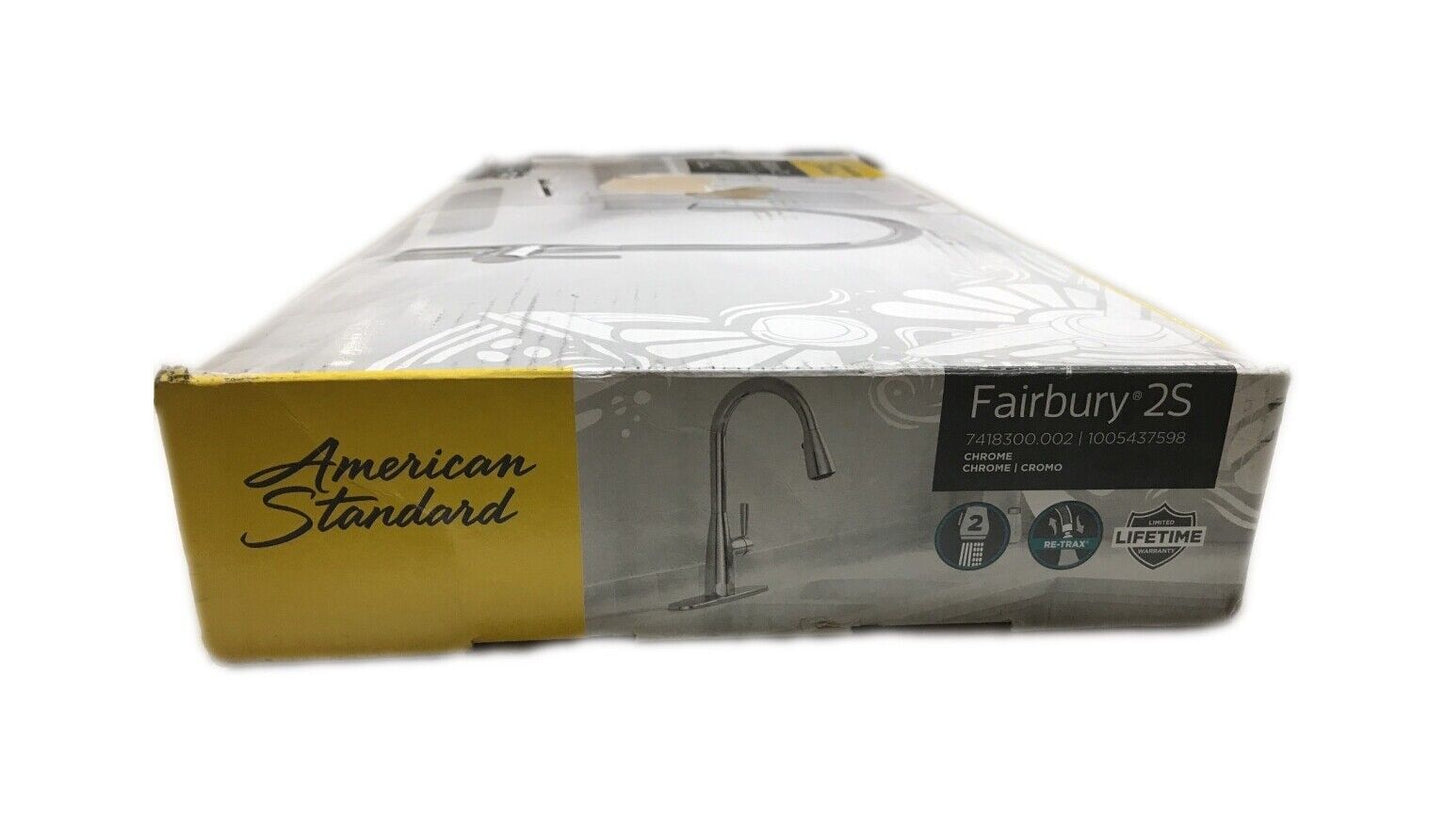 American Standard Fairbury 2S 1-Handle Pull-Down Sprayer Kitchen Faucet Chrome