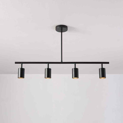 Globe Electric Willard 2.92 ft. 4-Light Black Adjustable Height Linear Track Kit
