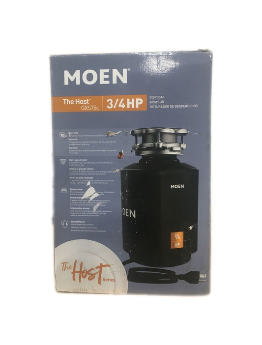 MOEN Host Series 3/4 HP Space Saving Continuous Feed Garbage Disposal