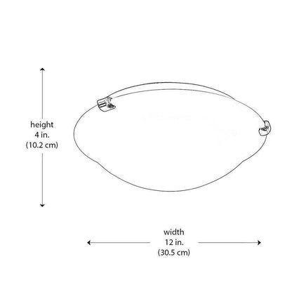 Bel Air Lighting Constellation 12 " 2-Light Brushed Nickel Ceiling Light Fixture