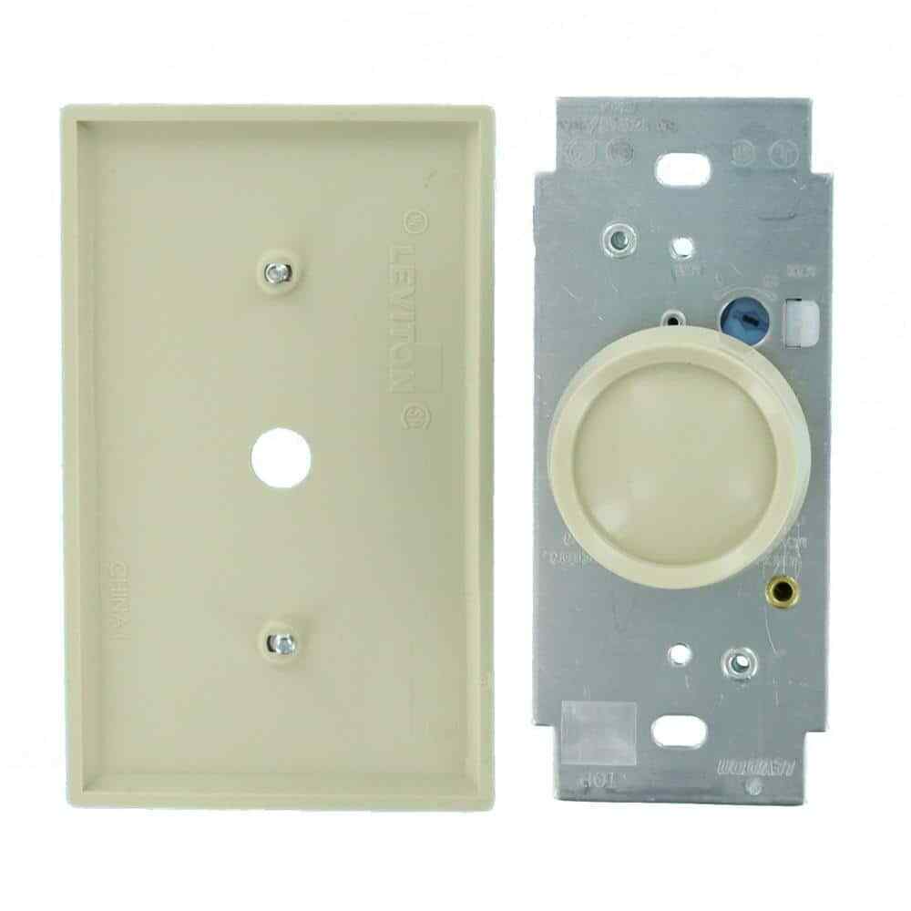 Leviton 5-Amp Single Pole Electro-Mechanical Rotary Fan Speed Control Ivory