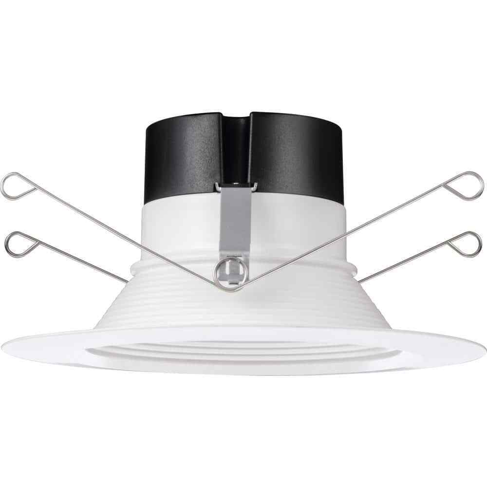 Juno Contractor Select 65BEMW HL 6 in. LED White Baffle Recessed Light Trim