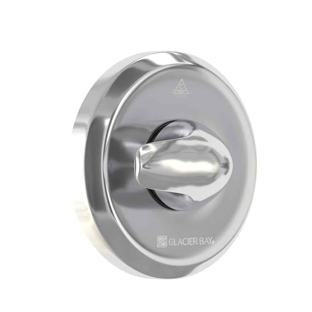 Glacier Bay Aragon Double Handle 1-Spray Shower Faucet 1.75 GPM in Chrome