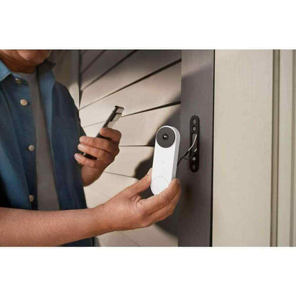 Google Nest Doorbell Wired 2nd Gen - Snow GA02767-US