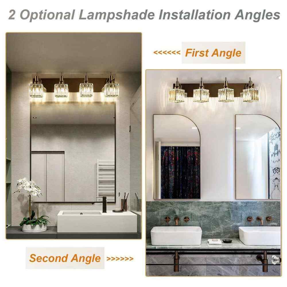 EDISLIVE Orillia 27.5 in. 4-Light Modern Chrome Bathroom Vanity Light