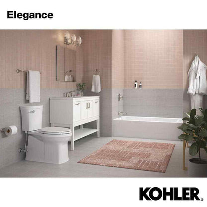 KOHLER Setra Single Hole 2-Handle Monoblock Bathroom Faucet in Brushed Nickel