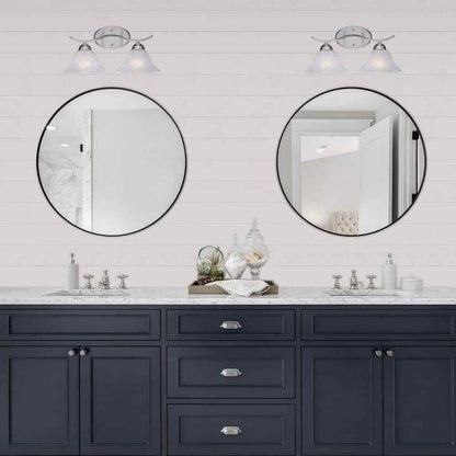 Bel Air Lighting Hollyslope 17 in.Brushed Nickel Bathroom Vanity Light Fixture