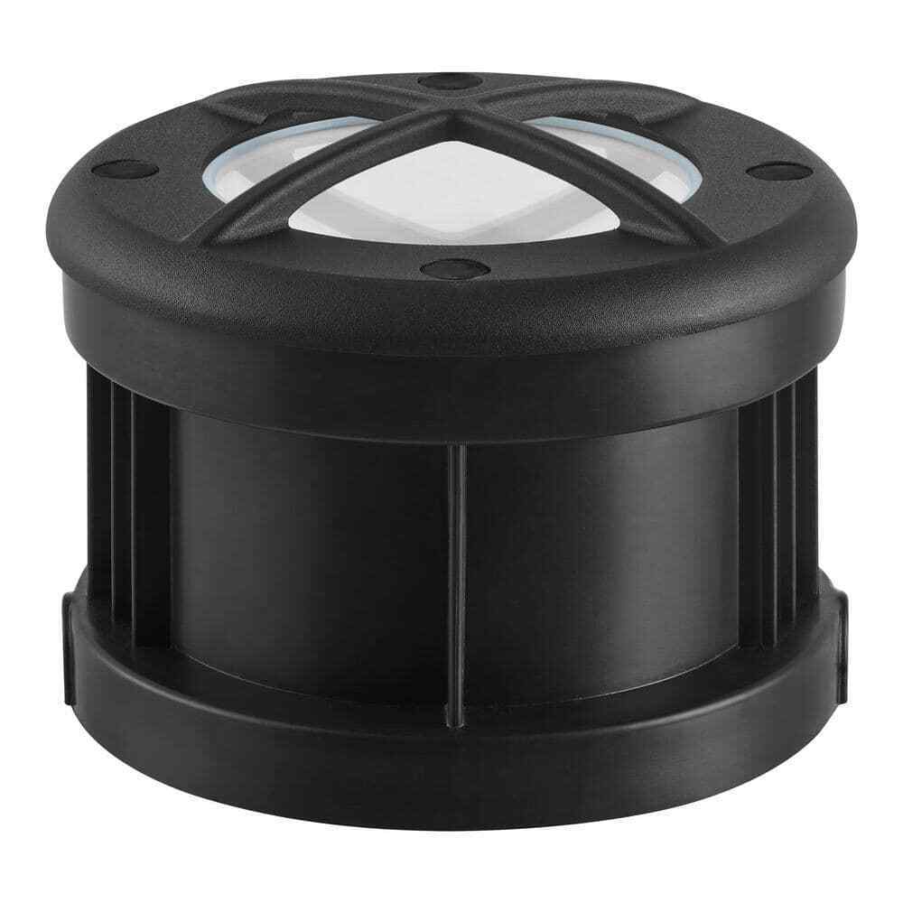 Hampton Bay Marion 25-Watt Equivalent Low Voltage Black LED Outdoor Well Light