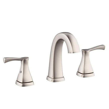 Glacier Bay Calandine 8 in. Widespread 2-Handle Bathroom Faucet Brushed Nickel