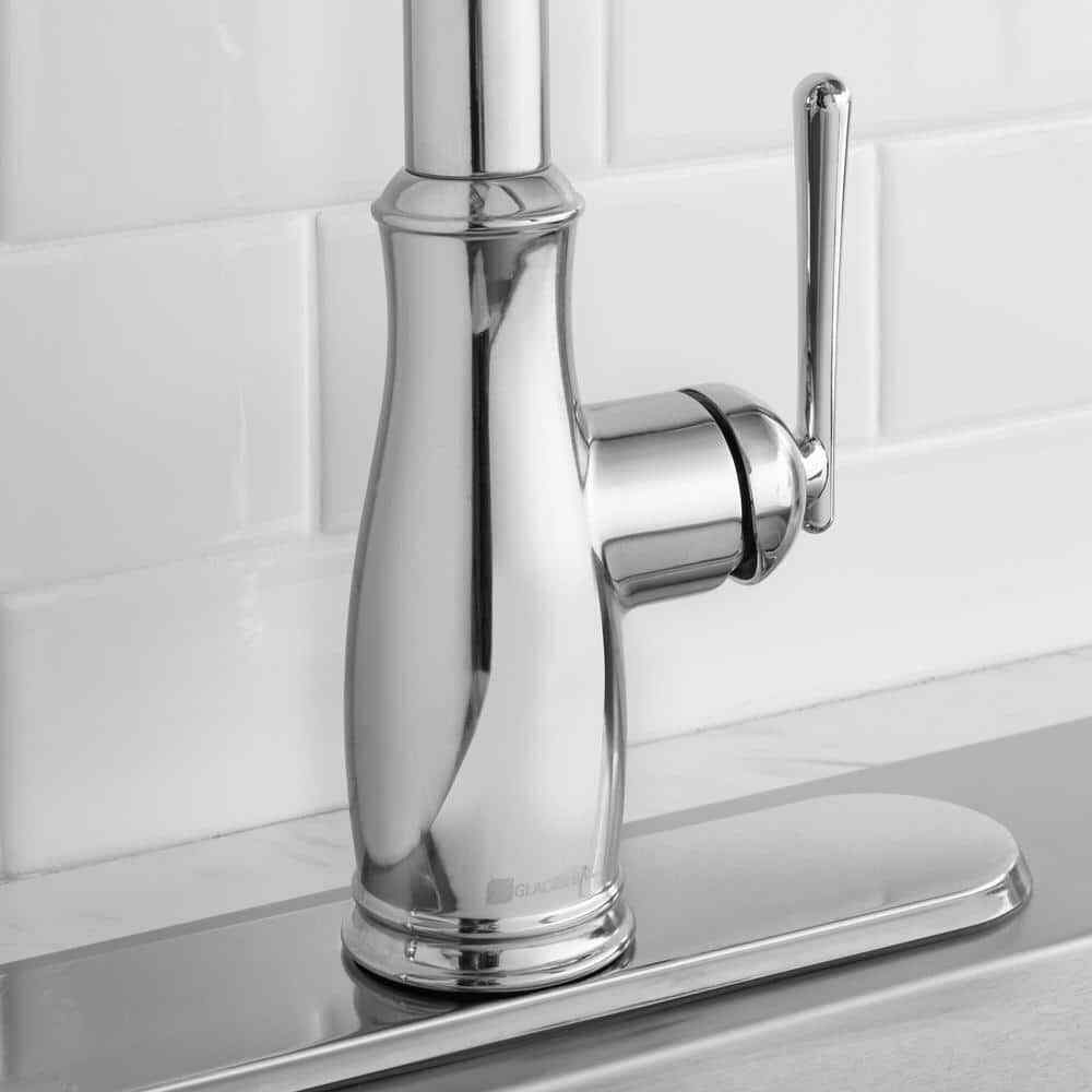 Glacier Bay Kagan Single-Handle Pull-Down Kitchen Faucet w/ Soap Dispenser