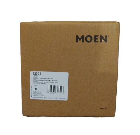 MOEN Verso 8-Spray 7 in. Dual Wall Mount Fixed and Handheld Shower Head 2.5 GPM