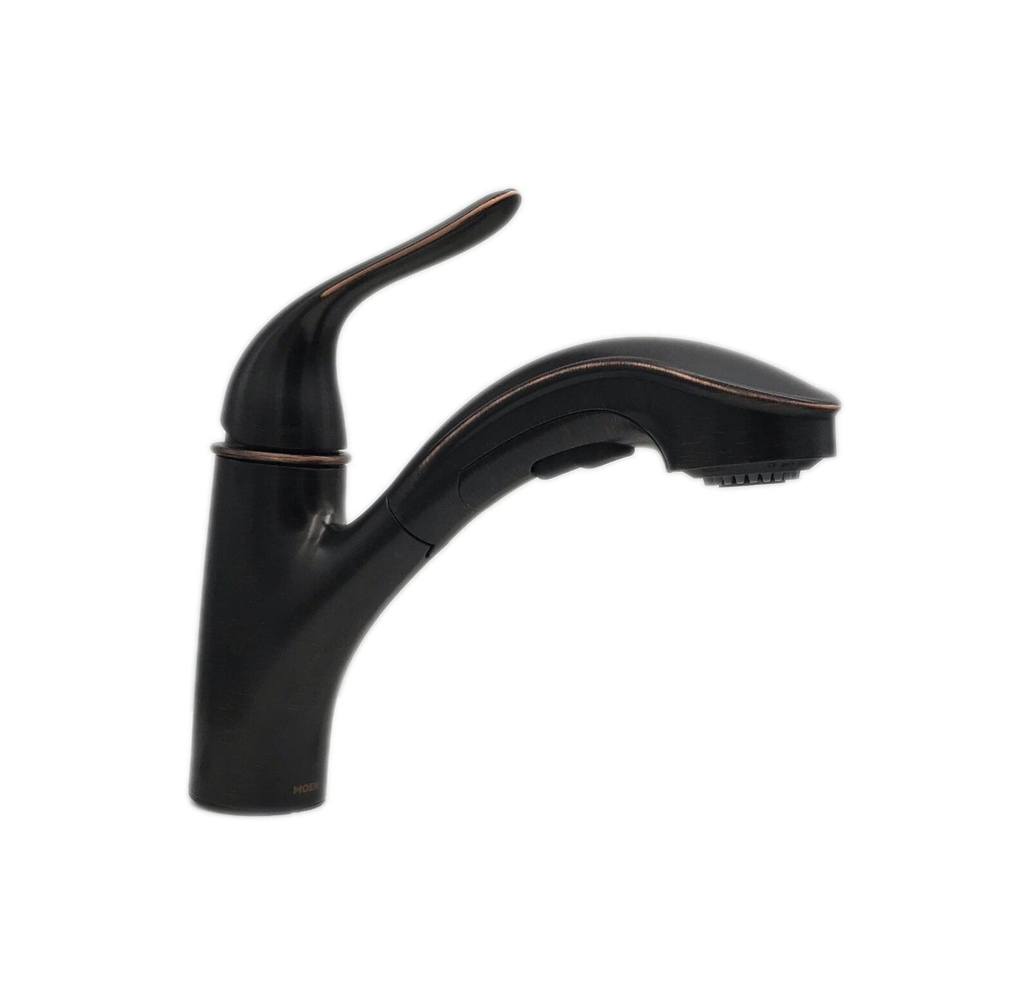 MOEN Brecklyn Single-Handle Pull-Out Sprayer Kitchen Faucet Bronze