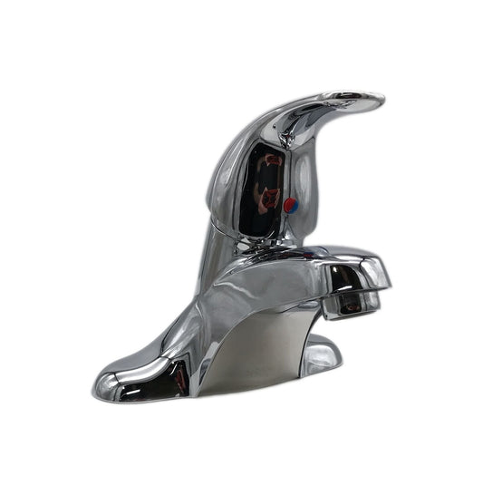 MOEN Adler 4 in. Centerset Single-Handle Low-Arc Bathroom Faucet in Chrome