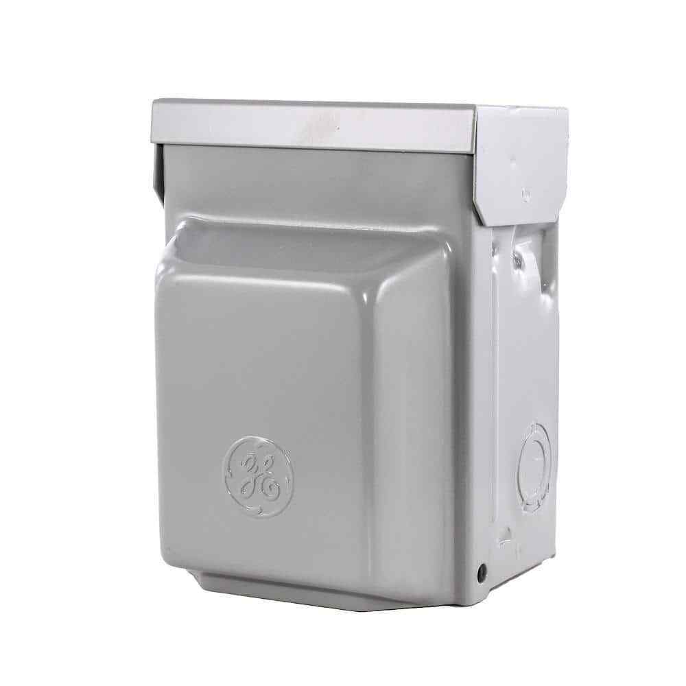 GE 60 Amp 240-Volt Non-Fuse AC Disconnect with GFCI Receptacle TFN60RGFRCP