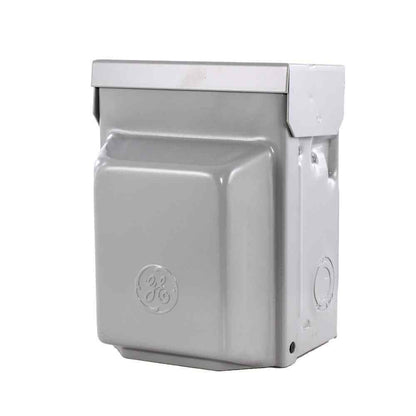 GE 60 Amp 240-Volt Non-Fuse AC Disconnect with GFCI Receptacle TFN60RGFRCP