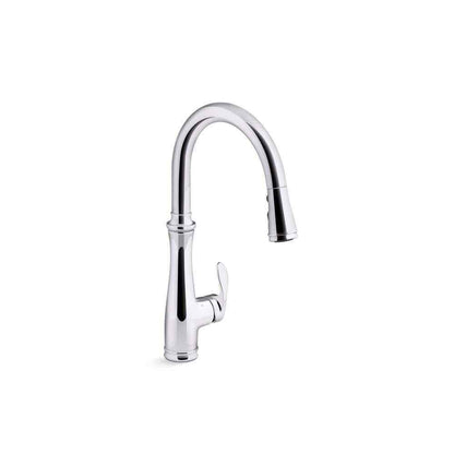 KOHLER Bellera Touchless Pull-Down Kitchen Sink Faucet in Polished Chrome