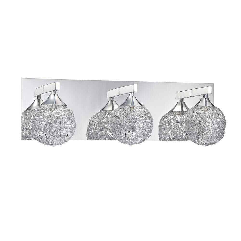 Designers Choice Collection SOLARO Series 3-Light Chrome Bath Light