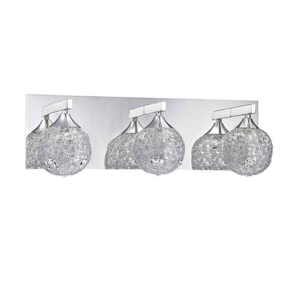 Designers Choice Collection SOLARO Series 3-Light Chrome Bath Light
