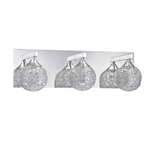 Designers Choice Collection SOLARO Series 3-Light Chrome Bath Light