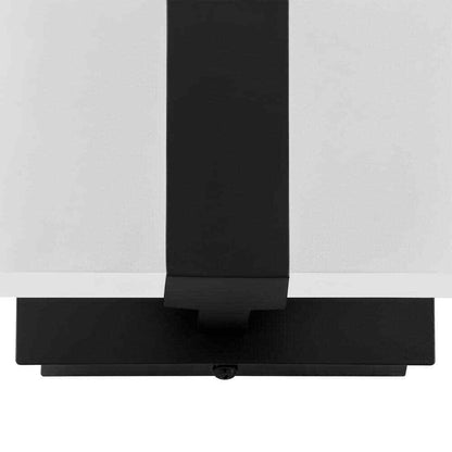 Home Decorators Alberson 2-Light Matte Black Integrated LED Indoor Wall Sconce