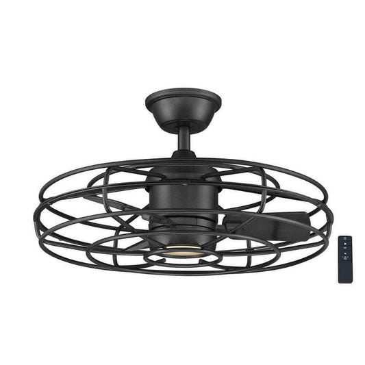 Home Decorators Heritage Point 25 in LED Indoor/Outdoor Natural Iron Ceiling Fan