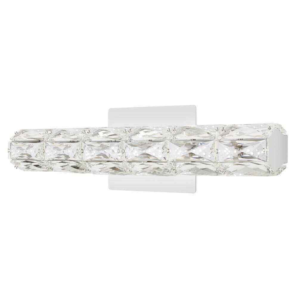 Home Decorators Keighley 24" Integrated LED Chrome Bathroom Vanity Light Fixture