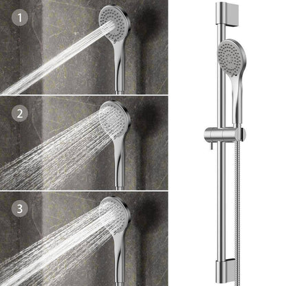 HOMLUX 4-Spray Patterns w/ 2.5 GPM 8 in. Wall Mount Dual Shower Head in Chrome