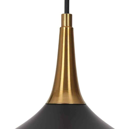 LNC Modern Black and Brass Kitchen Island Pendant Lighting Hanging Chandelier