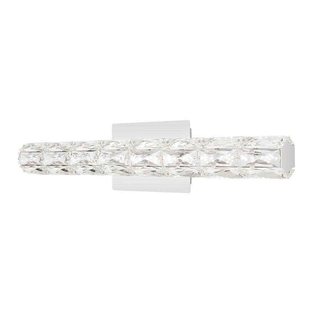 Home Decorators Keighley 24" Integrated LED Chrome Bathroom Vanity Light Fixture