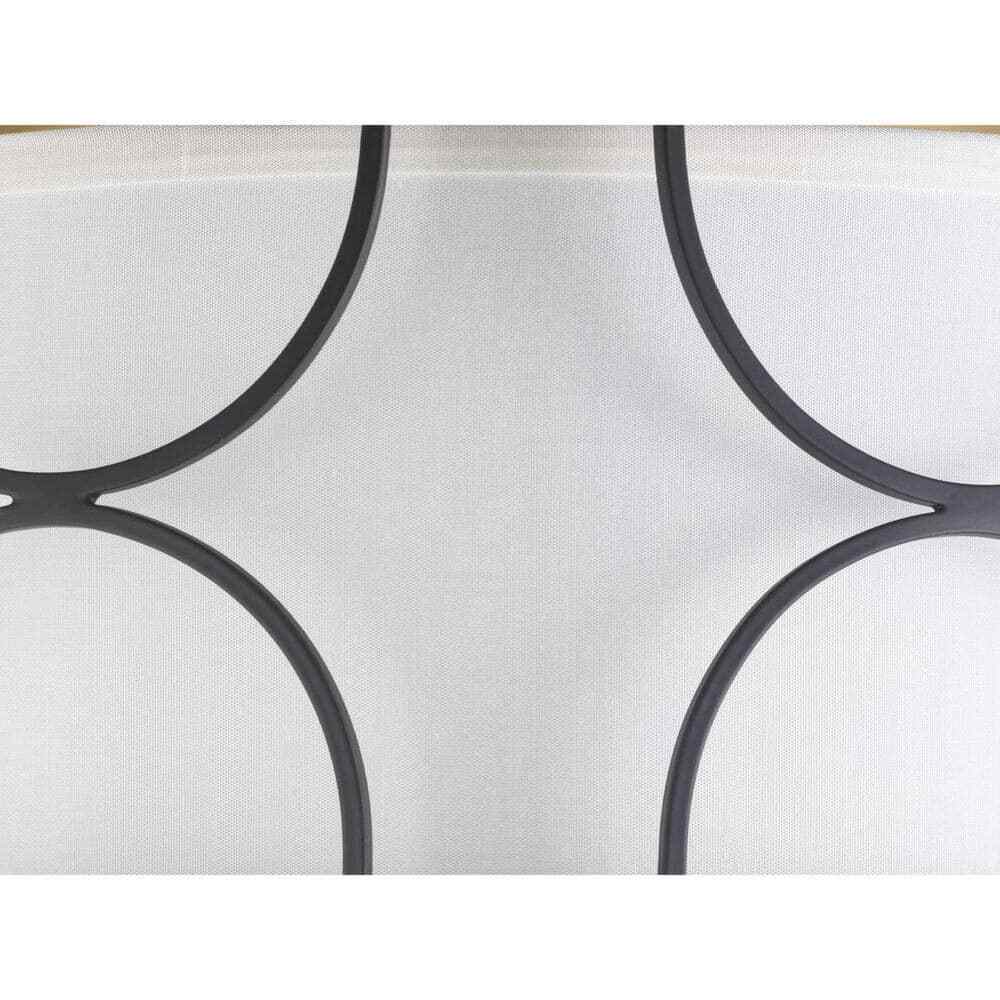 Progress Lighting Landree Collection 3-Light Black Flush Mount P350132-031